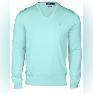 Polo by Ralph Lauren Men's Pima Cotton V Neck Sweater - XXL Like new!